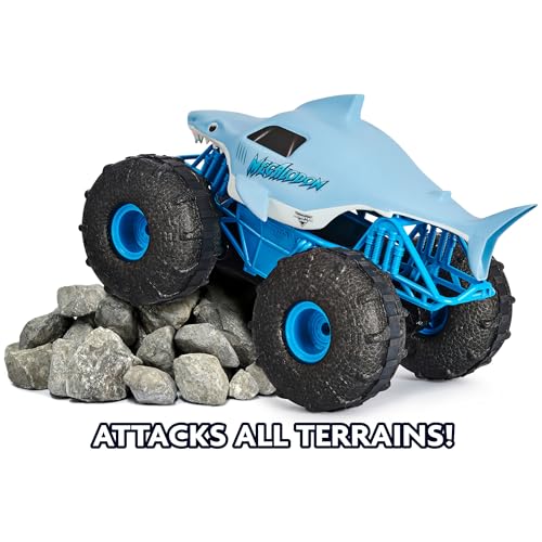 Monster Jam, Official Megalodon Storm All-Terrain Remote Control Monster Truck for Boys and Girls, 1:15 Scale, Kids Toys for Ages 4-6+ - Image 6