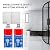 Tile and Ceramic Glaze Repair Paste, Ceramic Tile Repair Filler to Fix Tile Chips and Cracks, Cracked and Chipped Ceramic Tiles Repair Agent, Tile Grout Repair Kit, Porcelain Sink Repair Kit (1)