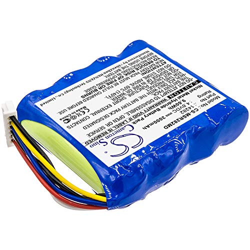 Cameron Sino - Batteria per Masimo Pulse Oximeter Radical7 Color, Radical-7, Rainbow PN: Masimo 14282, AMED3404, B11588, 2000 mAh, 9,60 Wh