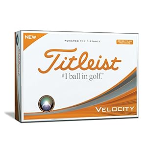Titleist Velocity Visi Golfball, Herren, Weiß, Einheitsgröße Titleist Velocity Visi Golfball, Herren, Weiß, Einheitsgröße
