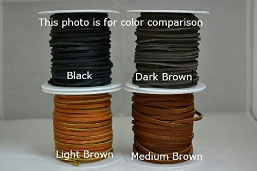 Miniatura 2 de Carrete de encaje de cuero piel de vaca 18" x 50 pies marrón medio 5-6 oz Latigo