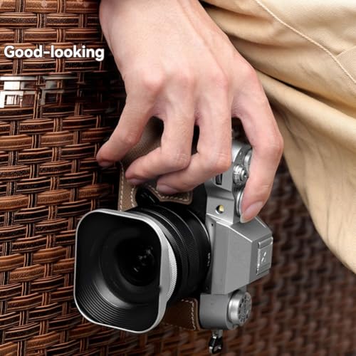 Capuchón cuadrado para lente sin espejo de 52 mm, accesorio para cámaras DSLR y fotografía miniatura 7