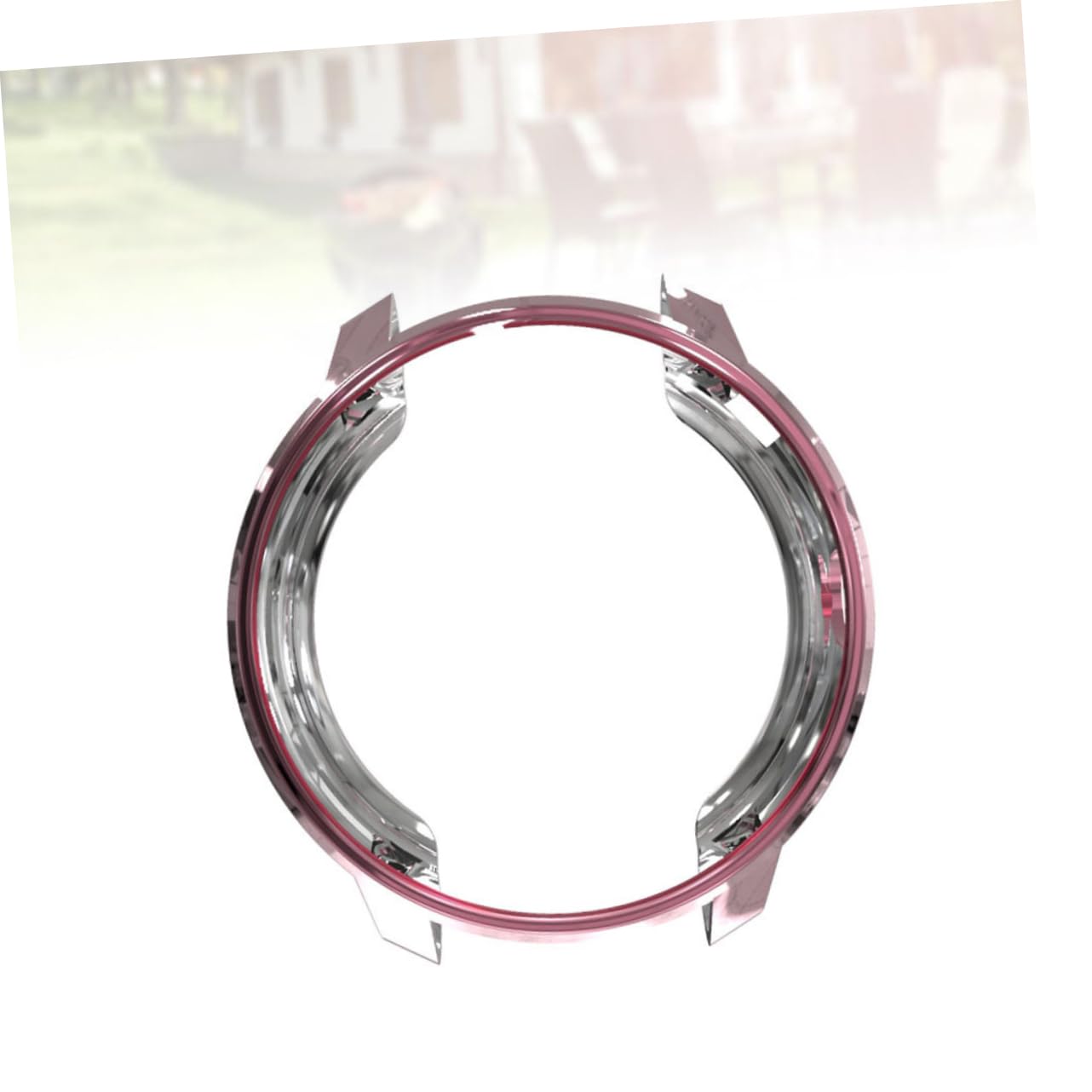 Mikikit Watch Cover Protective Cover Scratch Protection Anti Scratch Smartwatch Silicone Protector Smartwatch Full Cover Case Watch All-Around Cover Pink Intelligent Protective Case