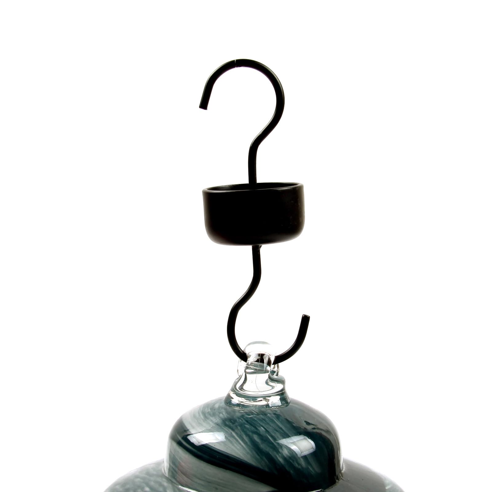 Comedero para pájaros para observadores de colibríes, Colgante de con Base de Metal y Soporte para Percha, alimentador de vidrieras para Patio, balcón, Patio, decoración para Amantes de los de