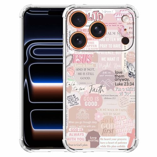 Coque iPhone 17 Pro Max chrétienne en TPU souple imprimé Jésus #7