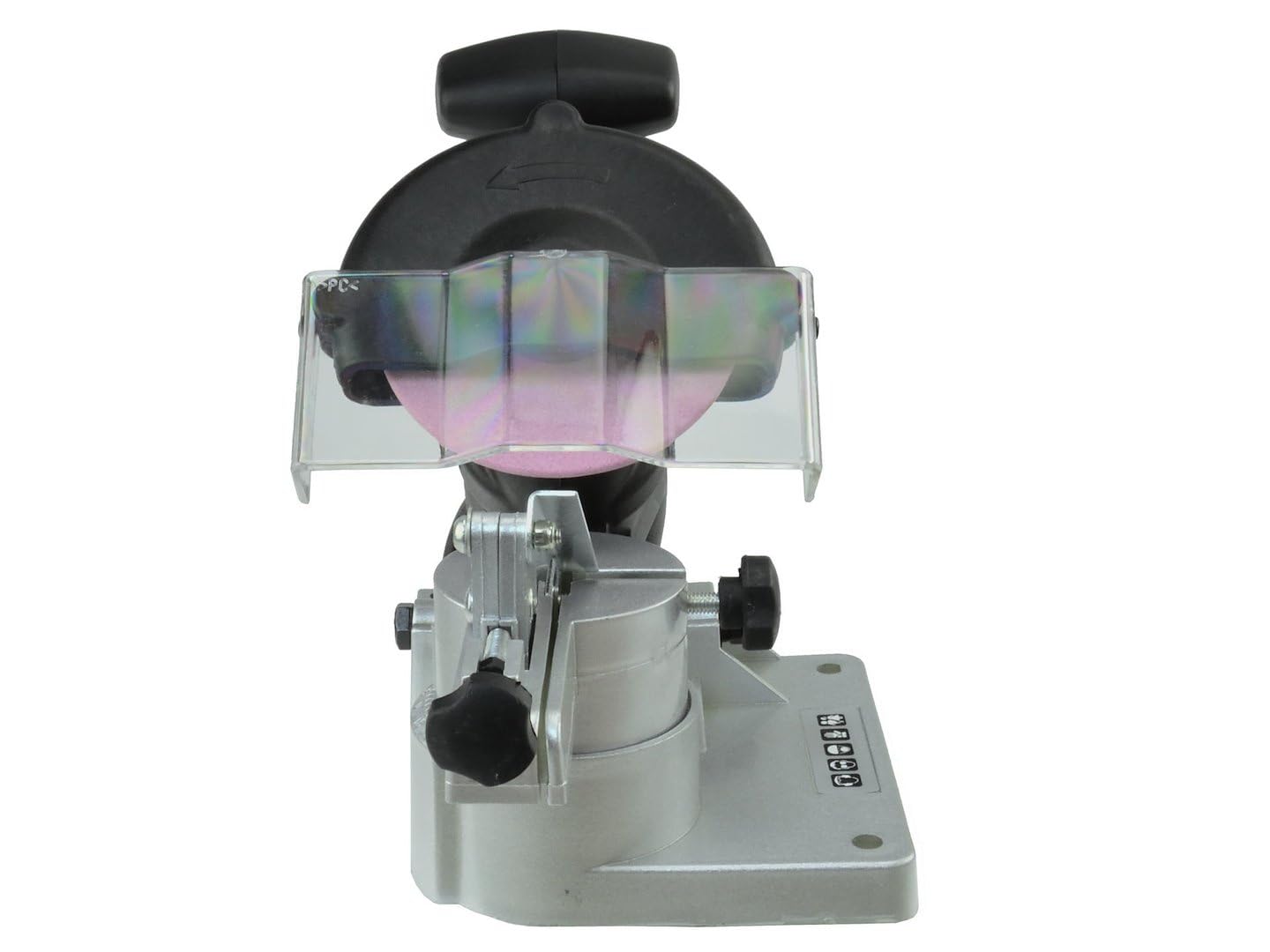 BSD Afilador Eléctrico de Cadenas 220W con Escala de Precisión y Disco Intercambiable para Motosierras, Ideal para un Afilado Efectivo y Rápido.