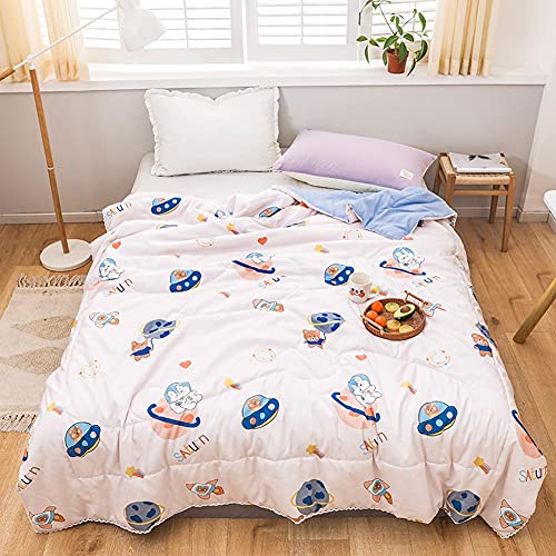 Colcha de edredón delgada verano cama doble decoración 2