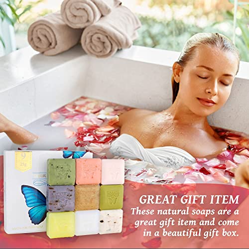 Fleur D' Extase (Ecstacy) Soap Gift Set With 9 x 25 Gram Bars Of Guest