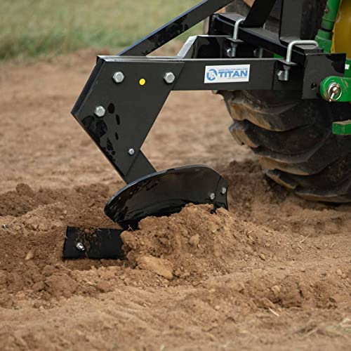 Titan Attachments 18-In. Single Bottom Tow-Behind Moldboard Turn Plow, 3-Point H #TOP7