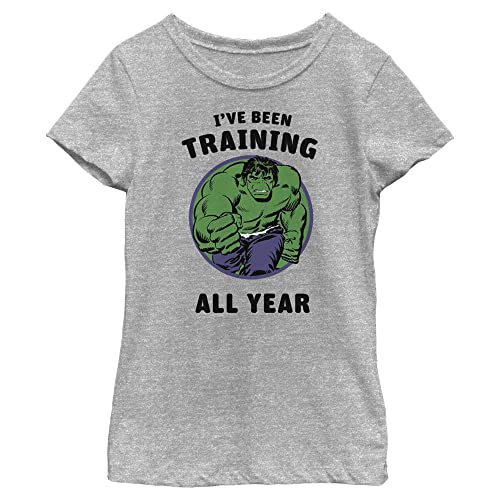T-shirt entraînement Hulk fille respirant et extensible XL