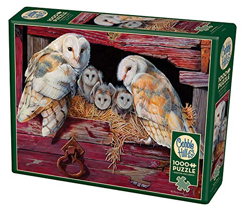 Cobble HillBarn Owls 1000 Piece Jigsaw Puzzle