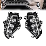 Dasbecan fog light LED Daytime Running light Assembly DRL fog lamp kit Compatible With Toyota RAV4 2019 2020 2021 2022 2023