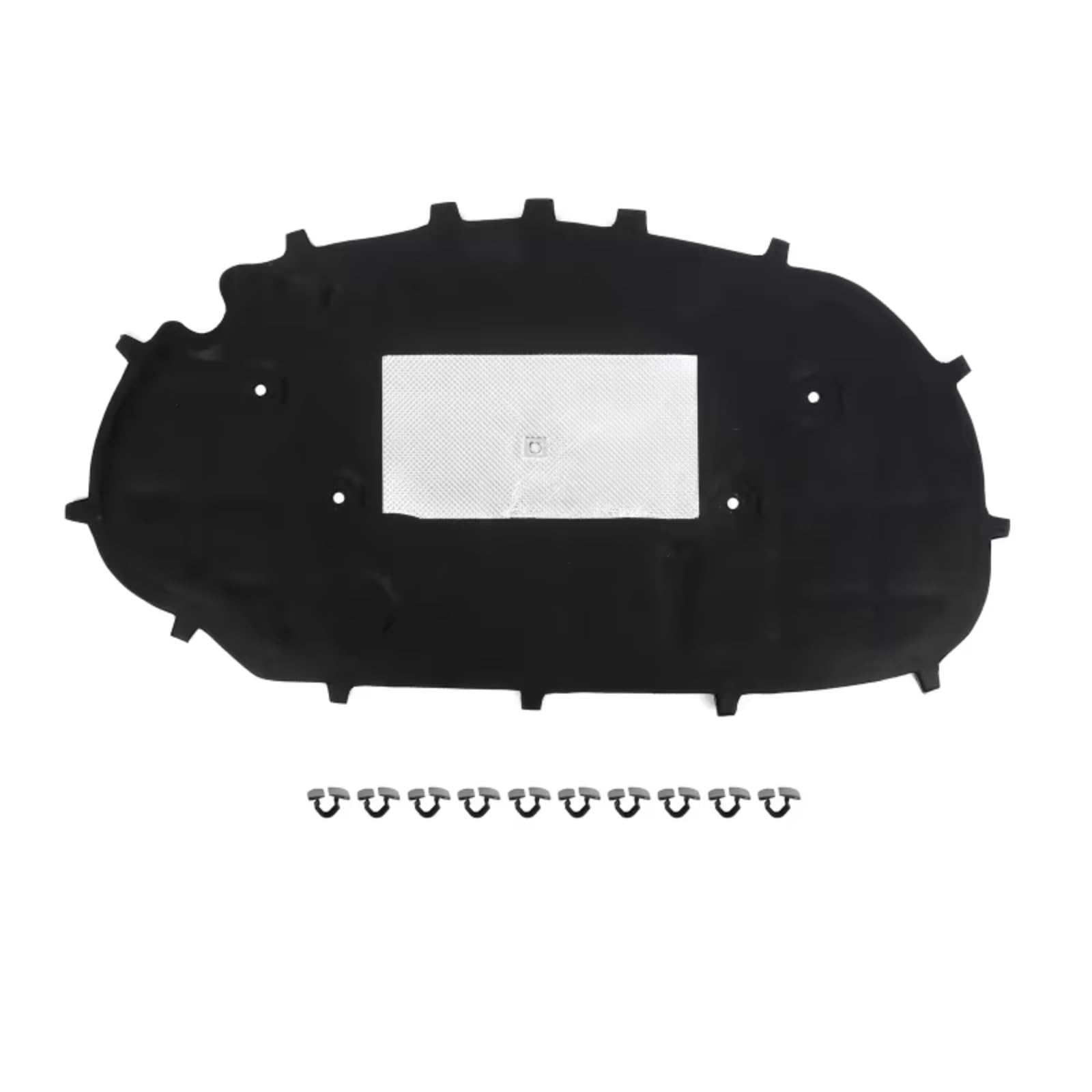 Dämmung Haube Zubehör Front Motorhaube Isolierung Pad Wärme Sound Baumwolle Schallschutz Matte Abdeckung Schaum Feuerfeste Kompatibel Mit Vw Für Golf 6(Style A)