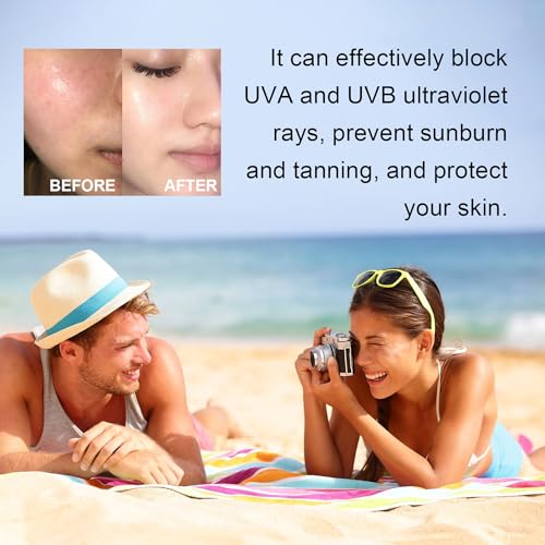 Sunscreen Spf 100, Lichaam en Gezicht Zonnebrandcrème, Inclusief UVB/UVA Zonnebrand Lotion 50g, Niet vet, Geschikt voor Alle Huidtypes - Afbeelding 5