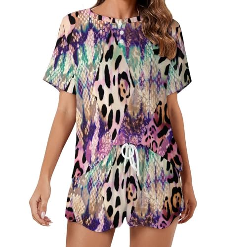 Ensemble de pyjama pour femme parfait pour des nuits d'été fraîches et des matins cocooning doux