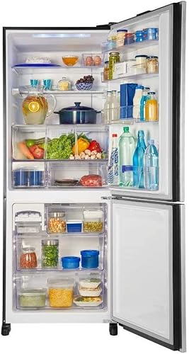 Geladeira LJEIN Frost Free 425L A+++ Black Glass - NR-BB53GV3B