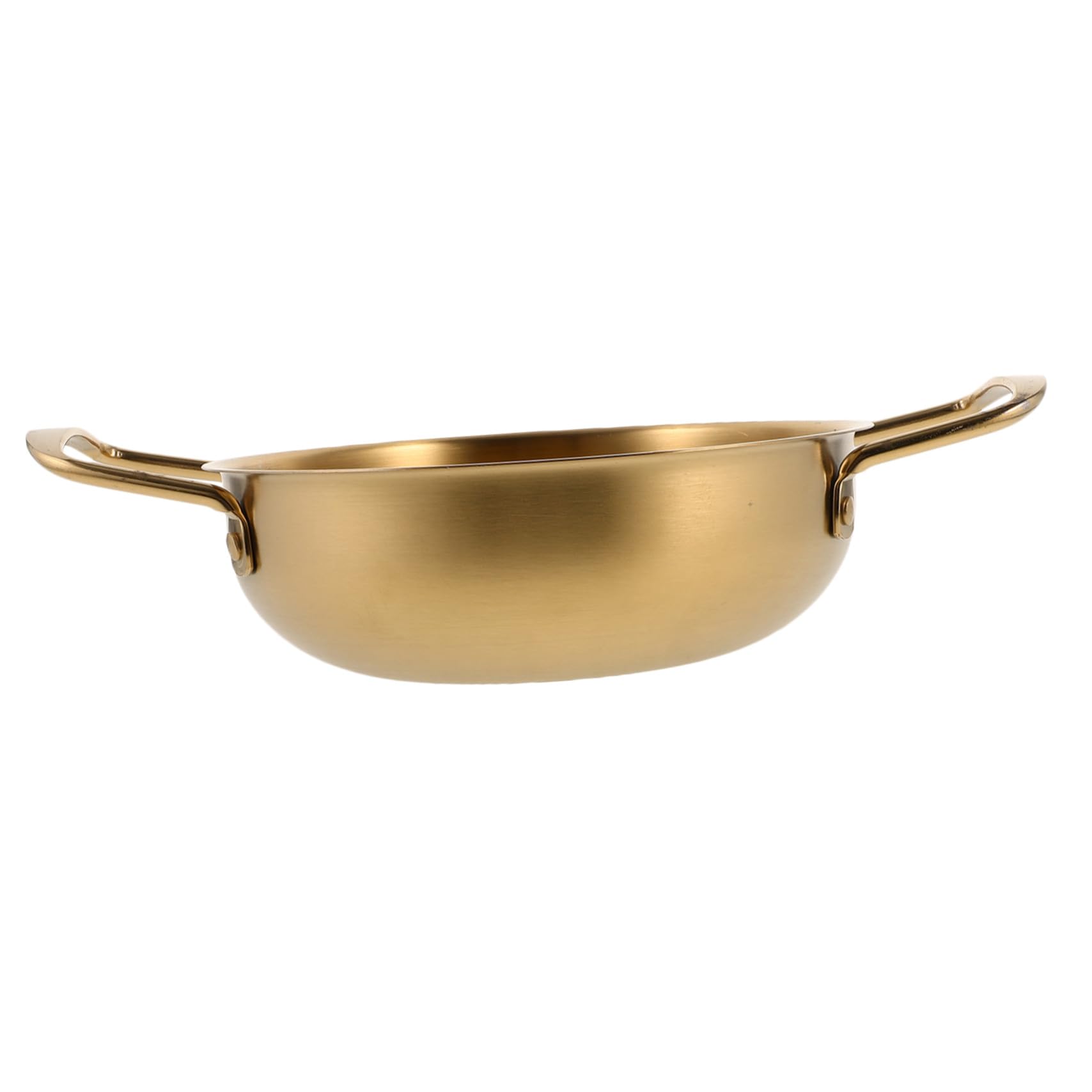 Marmite à soupe antiadhésive en inox avec double poignée ergonomique
