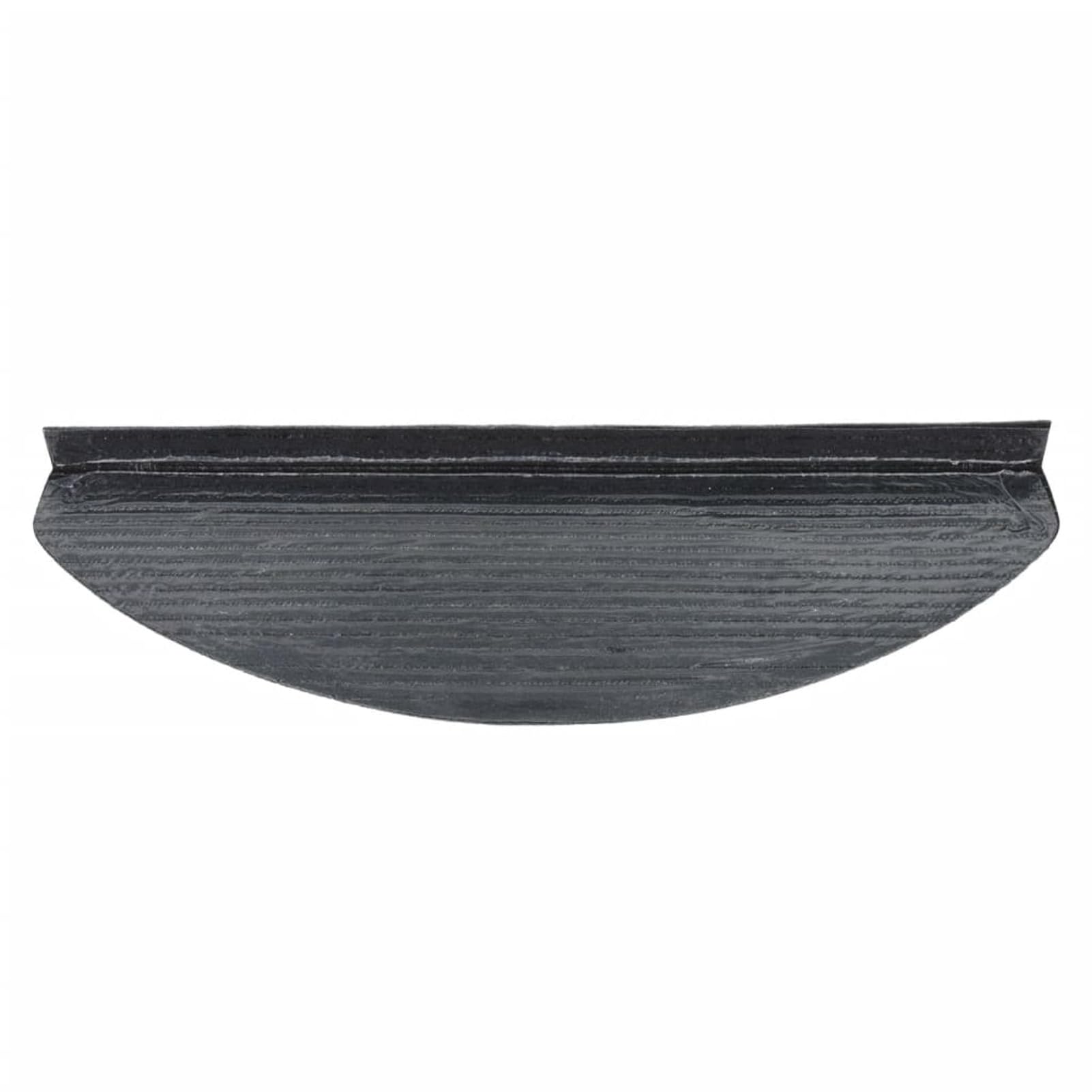 Tidyard Tapis d'escalier Autocollants 15 pcs 65x22,5x3,5 cm Noir, Tapis Escalier Tapis de Sécurité pour Sol Protection, Aînés et Animaux