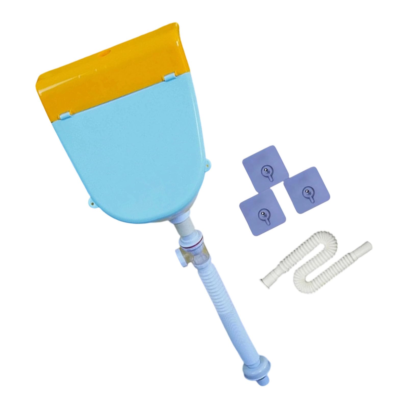 Orinal portátil para niños, tapa extraíble, sin bordes, herramienta de fácil montaje, plástico para viajes, al aire libre, interior, a prueba de fugas, para niños