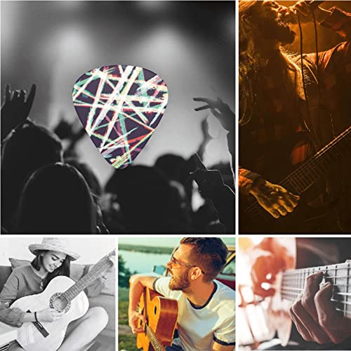 Lot de 12 médiators de guitare avec lignes abstraites et graffiti psychédélique pour guitare électrique, basse acoustique, cadeau avec boîte - Les Beatles, Paul McCartney, John Lennon, RIngo Starr, George Harrison Lot de 12 médiators de guitare avec lignes abstraites et graffiti psychédélique pour guitare électrique, basse acoustique, cadeau avec boîte – Image 8