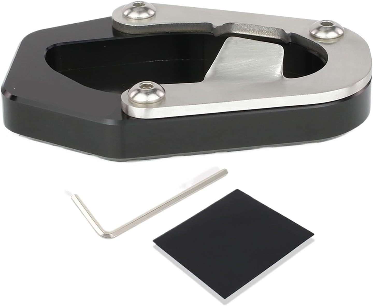 Motorcycle Kickstand Shoe Side Stand Enlarger Extension Enlarger Pate Pad Kick Stand Compatible With Royal Enfield Himalayan 450 2024-2025