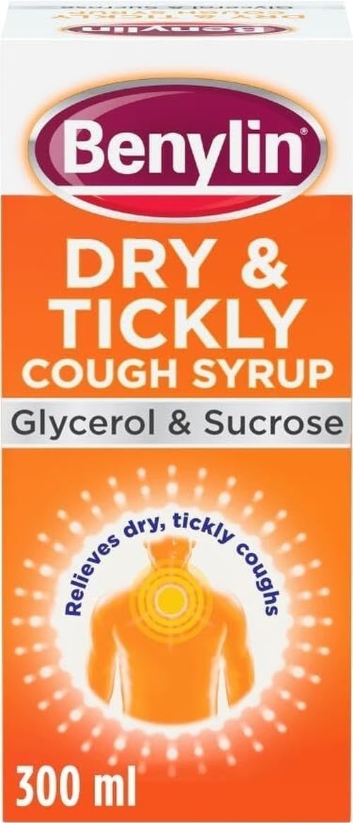 Dry & Tickly Cough Syrup - Targeted Relief for Your Cough - Cough Medicine for Adults & Children - 300 ml