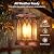 WdtPro Solar Lanterns Outdoor Hanging 4 Pack, Upgraded Bright Solar Lantern Lights Outdoor Waterproof, Solar Powered Lantern Over 12Hrs for Outside Garden Yard Patio Decor (Copper)