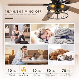 Dannilong Farmhouse Ceiling Fan with Light and Remote 56" Rustic Flush Mount Ceiling Fans 5 Dual Finish Blades Carnegie Industrial Fandelier for Living room Bedroom Patio E26 Dannilong Farmhouse Ceiling Fan with Light and Remote 56 Rustic Flush Mount Ceiling Fans 5 Dual Finish Blades Carnegie Industrial Fandelier for Living room Bedroom Patio E26