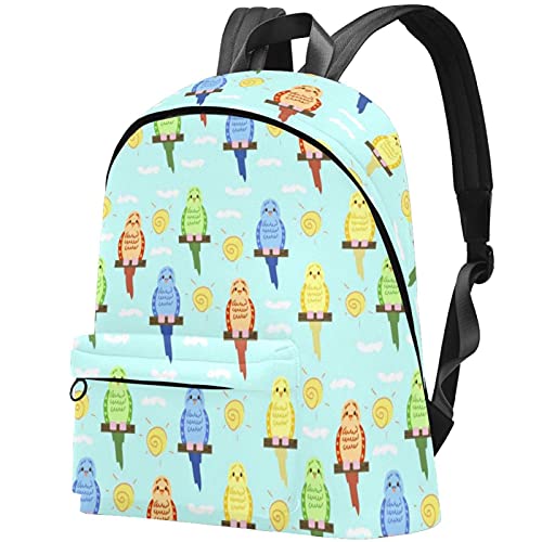 PLOKIJ Kinderrucksack Niedlicher Cartoon-Dinosaurier, der einen Roller fährt Rucksack für Kinder Kindergartentasche Für…