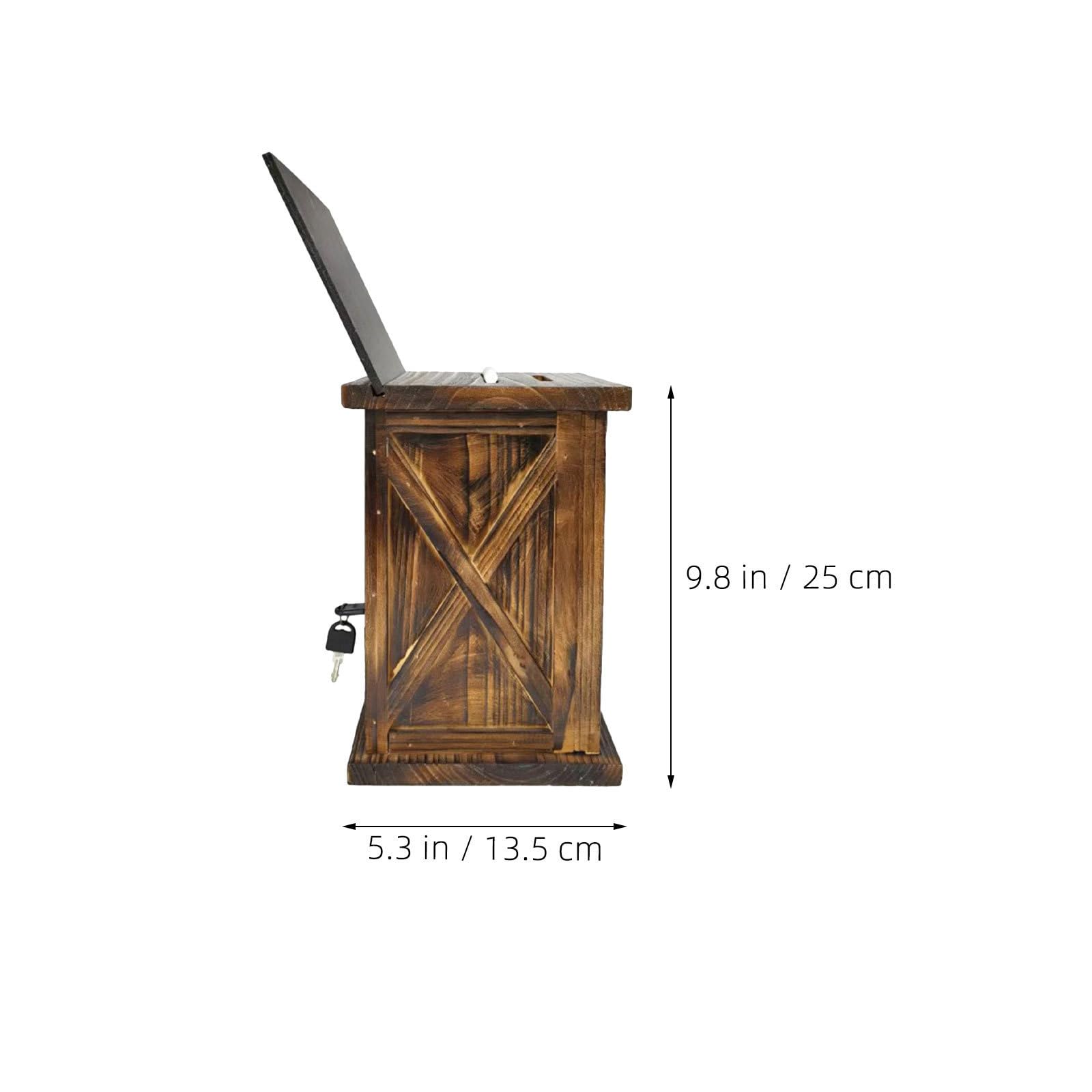 Salvadanaio in Legno Vintage per Finestra Aperta