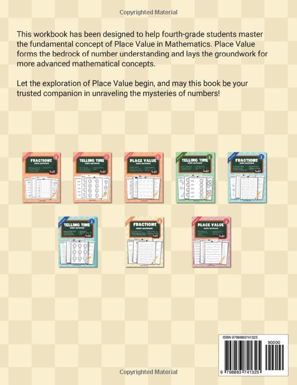 Place Value Math Workbook Grade 4: Whole Number Place Value, Number Sense, Comparing and Ordering Numbers, Place Value Relationships, Renaming and ... Subtractions, Missing Numbers | With Answers - Image 2