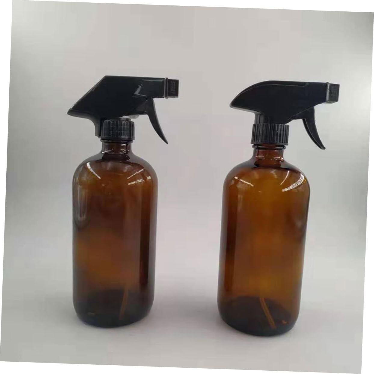 PACKOVE 2 Stück Braune Sprühflaschen aus Glas Leere Wiederbefüllbare Make Up Sprühflaschen Sonnengeschützt für Reisen und Hautpflege