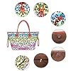 Large Womens Tote Beach Bag Lightweight Canvas Casual Handbag