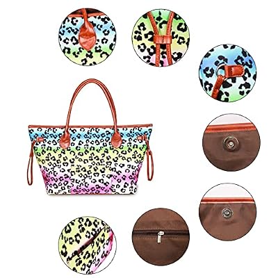 Large Womens Tote Beach Bag Lightweight Canvas Casual Handbag