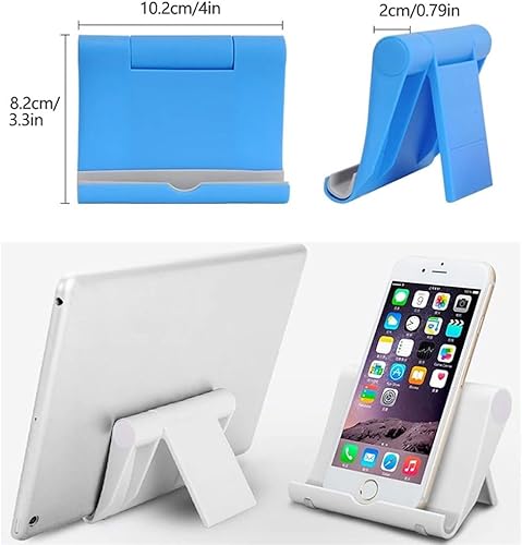 Miniatura 2 de 4 soportes de teléfono móvil ajustables para escritorio compatibles con iPhone 14 13 12 11 8 Pro Max SE XS XR Plus Samsung Galaxy Note20 S20 S10 S9