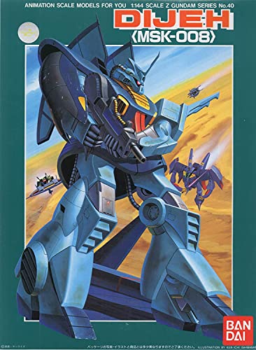 BANDAI Gundam Z 1/144 Scale Basic Grade Model Kit #40 MSK-008 Dijeh miniatura 1