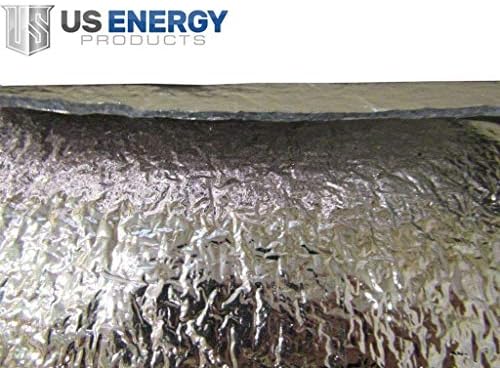Reflective Foam Insulated Aluminum Foil Spiral Duct Pipe Wrap Sill Seal 6"x100' image 4