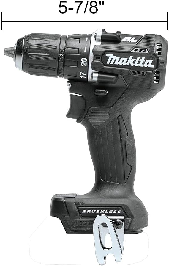 Makita XFD15ZB 18V LXT Lithium-Ion Sub-Compact Brushless Cordless 1/2 Driver-Drill, Tool Only, Black