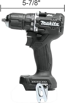 Makita XFD15ZB 18V LXT Lithium-Ion Sub-Compact Brushless Cordless 1/2 Driver-Drill, Tool Only, Black