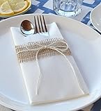hochzeitsservietten papier Die Servietten sind stabil und halten die Form; extrem saugfähig