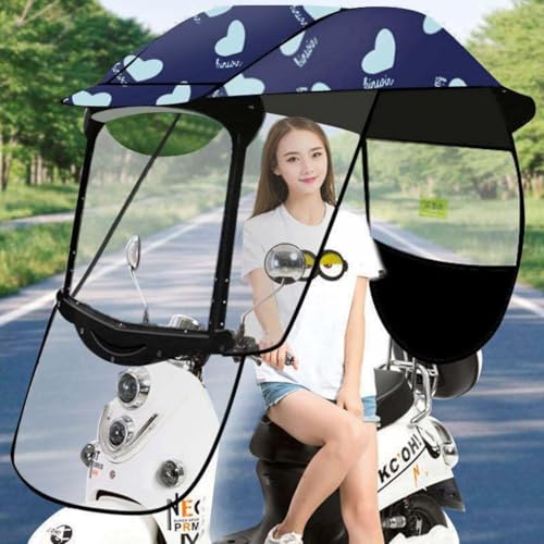 Pare-soleil moto électrique contre la pluie et le soleil