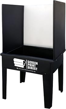 Screen Print Direct Screen Printing Washout Booth - Reclaim Screen Printing Screens from Screen Printing Emulsion, Plastisol and Water Based Inks - Silk Screen Cleaner, Screen Printing Supplies