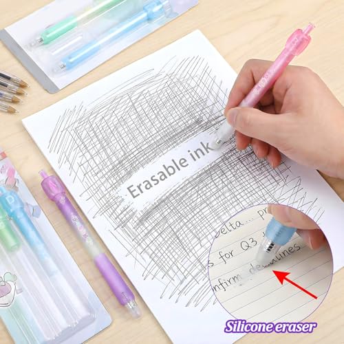 4 Pcs Bolígrafo Fidget con Tinta Negra y Agarre Texturizado miniatura 4