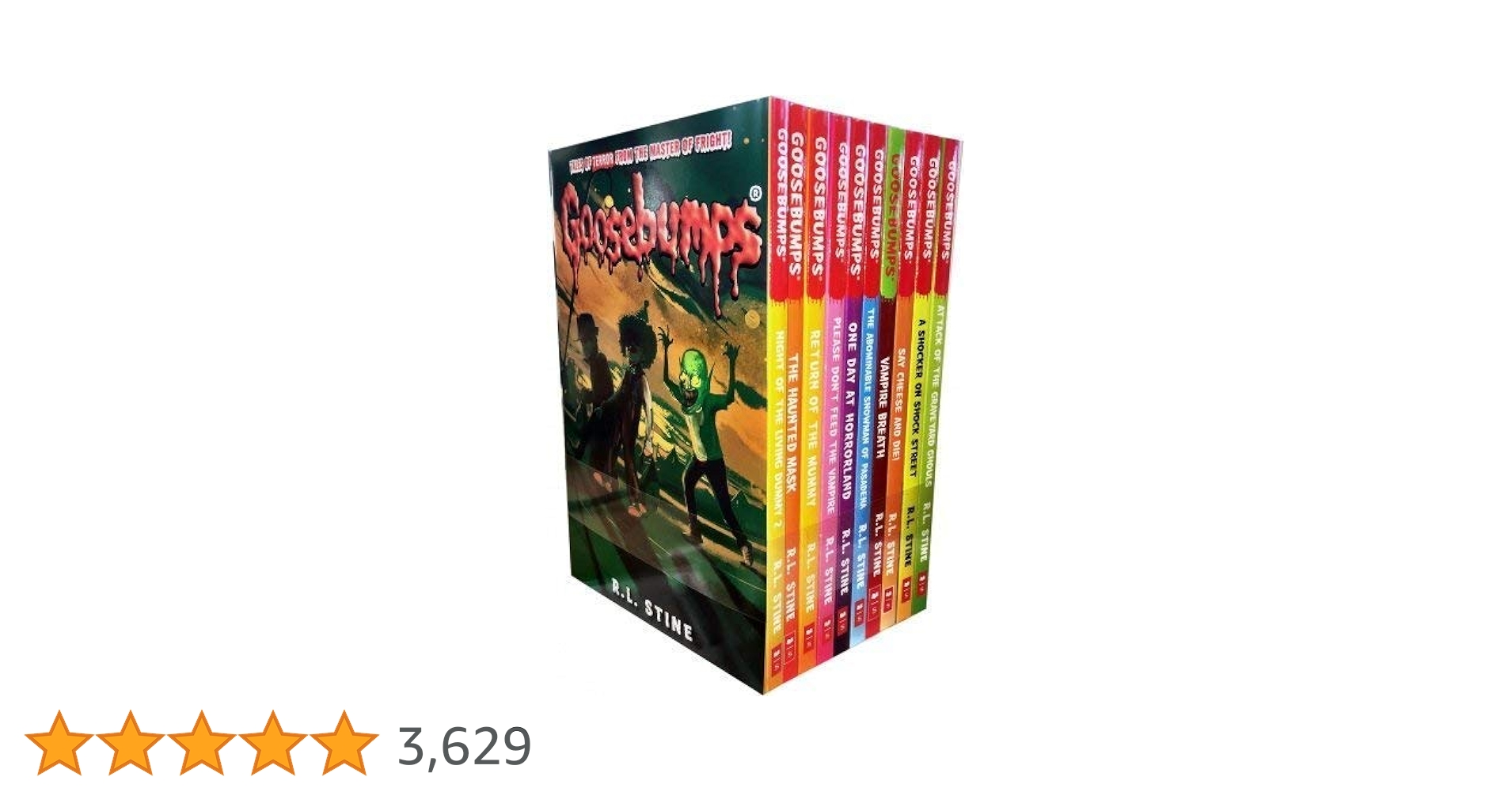 Goosebumps Series 10 Books Collection Set (Classic Covers