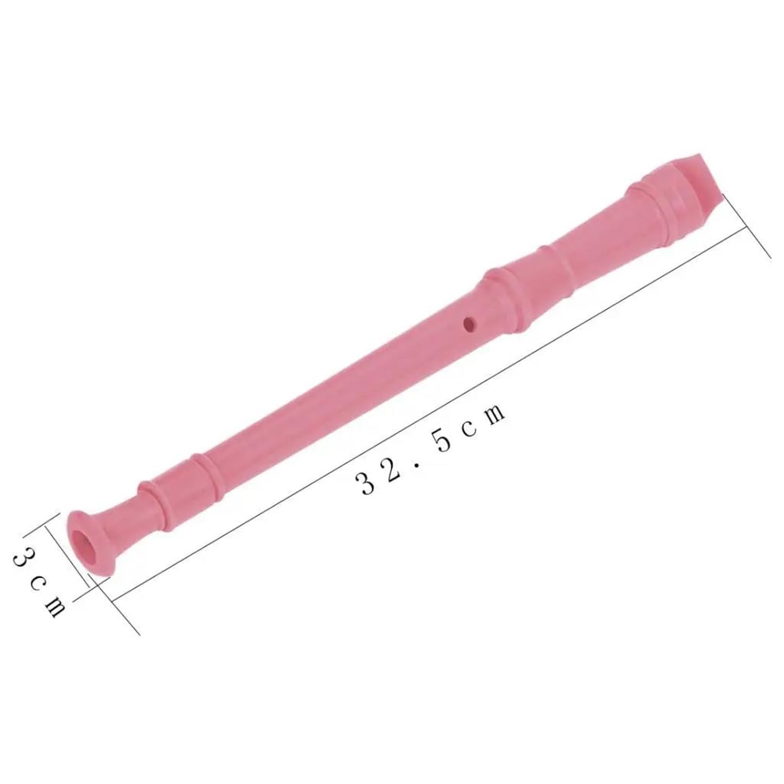 Flauto Dolce Bastone Per Flauto Dolce A 8 Fori Flauto Contralto Incluso | Il suono del flauto è brillante, morbido, bello e preciso.(Yellow)