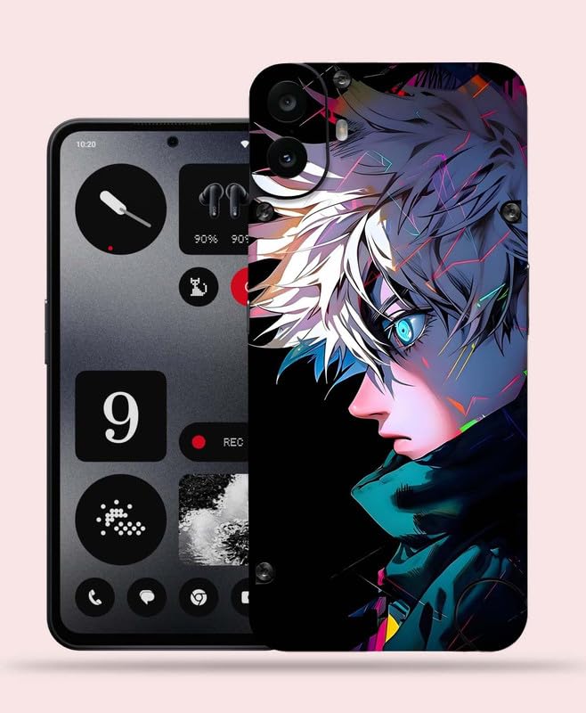 OggyBaba Gojo Sararo Nothing CMF Phone 1 Mobile Back Skin Rear Screen Guard Protector Film Wrap (Coverage - Back+Camera+Sides)