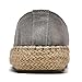 CASMAG Men's Fashion Casual Cloth Shoes Canvas Slip-on Loafers Espadrille Leisure Walking Sneakers Moccasins Boat Shoes Gray 9