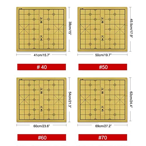 Chinese Xiangqi Strategy Game Board Chess Set Travel Games With Board For Kids As A Gift And Educartion Board Games (Size : 40Cm/15.7") #TOP6