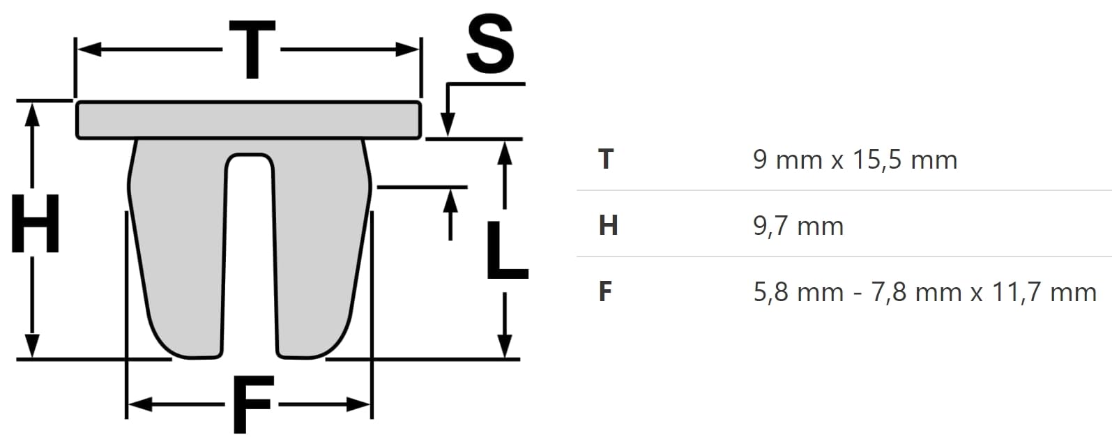 15 Clip Copertura Bagagliaio Per Fiat, Lancia, Alfa Romeo - Ricambio Originale, Colore Nero - Foto 2