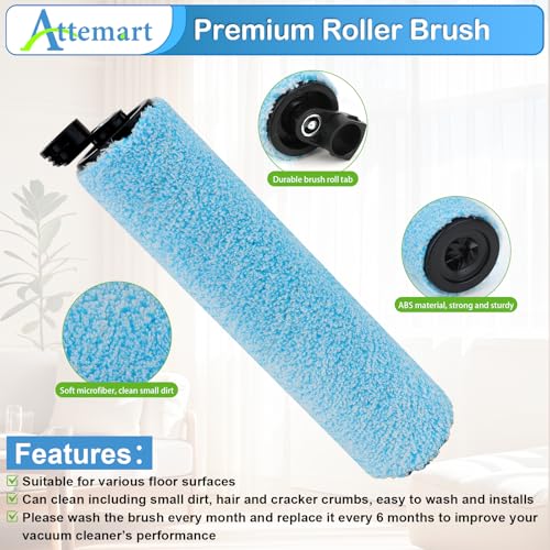 Brosse Shark HydroVac WD161 rouleau microfibre multi-surface lavable - 3